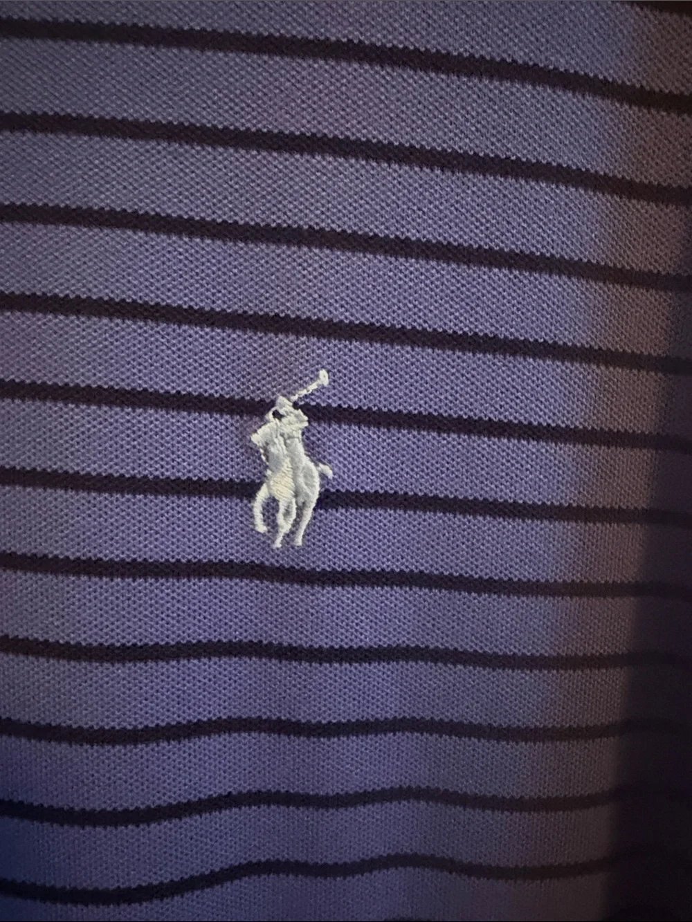 Polo by Ralph Lauren Royal Blue Polo with Navy Stripes *Very good condition*